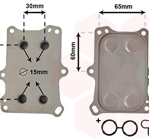 Radiator ulei motor FIAT TIPO limuzina (356_, 357_) 1.4 LPG (356SXF1B) Benzina/Autogaz (GPL) 120 cai VAN WEZEL 17013706