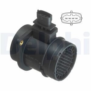 Senzor debit aer FIAT PANDA Caseta/ Hatchback (169_) 1.3 D Multijet 4x4 diesel 75 cai DELPHI AF10399-12B1