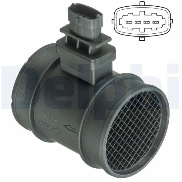 Senzor debit aer FIAT FREEMONT (345_) 2.0 JTD diesel 163 cai DELPHI AF10400-12B1