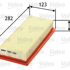 Filtru aer FIAT PANDA Caseta/ Hatchback (169_) 1.1 (169CXA1A) benzina 54 cai VALEO 585081