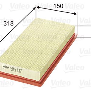 Filtru aer FIAT TIPO limuzina (356_, 357_) 1.4 (356SXA1B) benzina 95 cai VALEO 585137