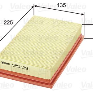 Filtru aer FIAT PANDA (141_) 650 benzina 30 cai VALEO 585139