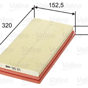 Filtru aer FIAT 500 C (312_) 1.4 (312CXC1B, 312AXC1B) benzina 100 cai VALEO 585155