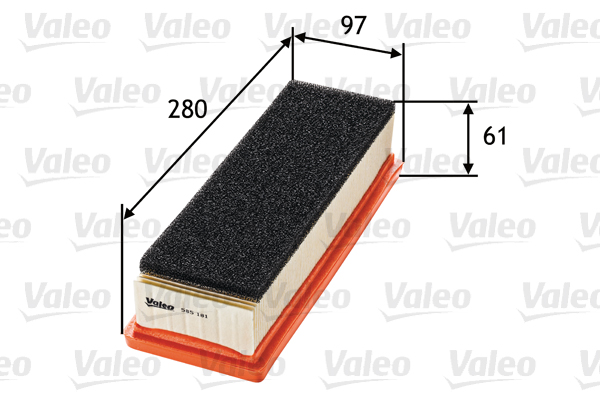 Filtru aer FIAT 500 (312_) 1.2 (312AXA1A) benzina 69 cai VALEO 585181