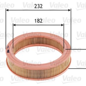 Filtru aer FIAT PANDA (141_) 750 benzina 34 cai VALEO 585632