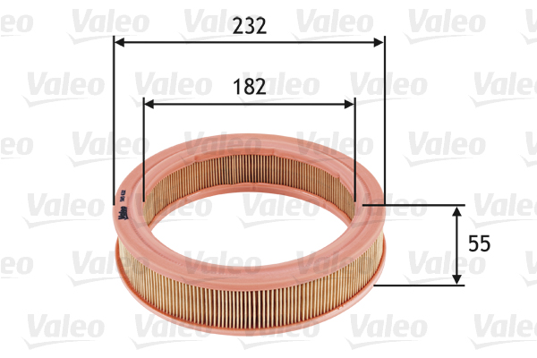 Filtru aer FIAT FIORINO (127_) 1050 benzina 50 cai VALEO 585632