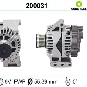 Alternator FIAT QUBO (225_) 1.3 D Multijet (225CXB1A, 225AXB1A, 225CXB11, 225AXB11,... diesel 75 cai VALEO 200031