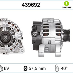 Alternator FIAT FIORINO microbus (225_) 1.4 (225BXA1A) benzina 73 cai VALEO 439692