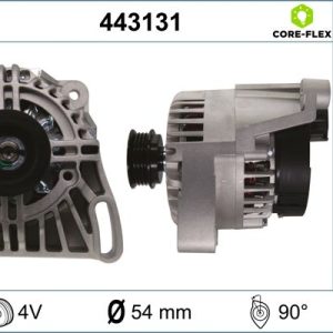 Alternator FIAT 500 C (312_) 1.2 (312CXA1A, 312AXA1A) benzina 69 cai VALEO 443131