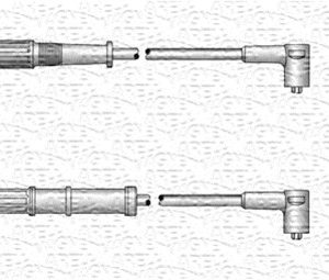 Set cablaj aprindere FIAT PANDA (169_) 1.1 (169.AXA1A) benzina 54 cai MAGNETI MARELLI 941318111161