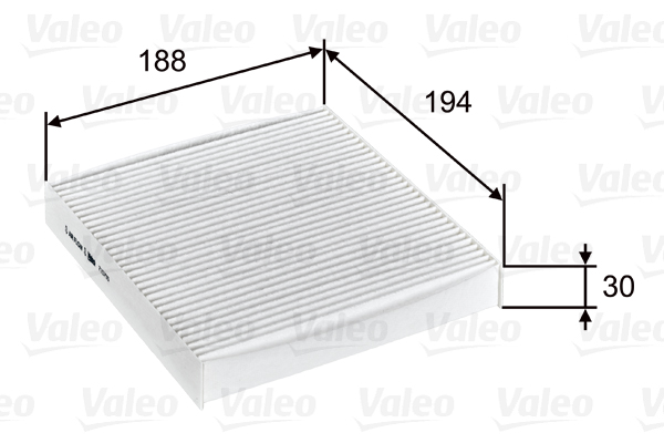Filtru polen FIAT 500 (312_) 0.9 (312AXG1A, 312.AXG11) benzina 86 cai VALEO 715755