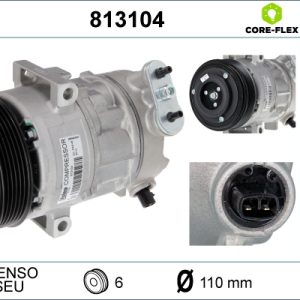 Compresor climatizare FIAT DOBLO Cargo (263_) 1.3 D Multijet (263WXU1A, 263ZXU1A, 263WYB1A, 263ZYB1A) diesel 95 cai VALEO 813104