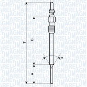 Bujie incandescenta FIAT FIORINO Autoutilitara/limuzina spatioasa (225_) 1.3 D Multijet (225BXD1A, 225BXB1A, 225BXB11) diesel 75 cai MAGNETI MARELLI 062900090304