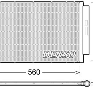 Condensator climatizare FIAT TIPO combi (356_, 357_) 1.4 (356WXA1B) benzina 95 cai DENSO DCN09043