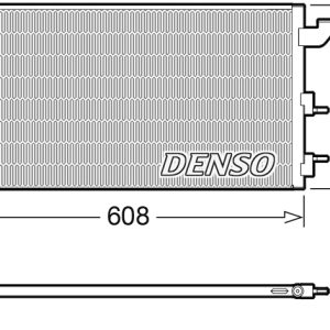 Condensator climatizare FIAT PANDA (169_) 1.1 (169.AXA1A) benzina 54 cai DENSO DCN09144