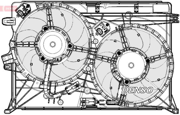 Ventilator radiator FIAT 500X (334_) 1.4 4x4 (334AXF22) benzina 163 cai DENSO DER09075