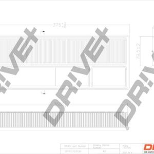 Filtru aer FIAT 500 C (312_) 1.3 D Multijet (312CXB1A) diesel 75 cai DRIVE DP1110.10.0138