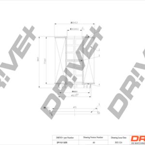 Filtru ulei FIAT 500L (351_, 352_) 1.4 (199LYF1B) benzina 120 cai DRIVE DP1110.11.0079