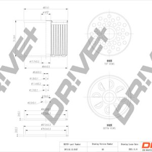 Filtru combustibil FIAT ARGENTA (132_) 2500 Diesel diesel 72 cai DRIVE DP1110.13.0107