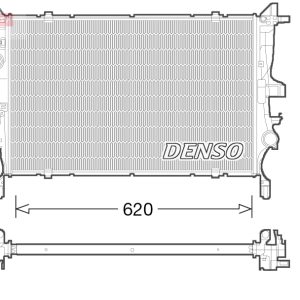 Radiator racire motor FIAT 500X (334_) 1.6 D Multijet (334.AXV1B) diesel 130 cai DENSO DRM09045