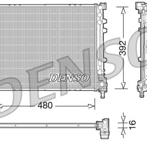 Radiator racire motor FIAT PANDA (312_, 319_) 0.9 (312PXH1A) benzina 65 cai DENSO DRM09087