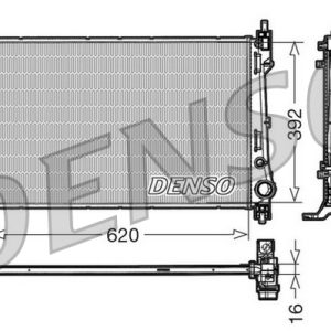 Radiator racire motor FIAT DOBLO Cargo (263_) 1.3 D Multijet (263WXU1A, 263ZXU1A, 263WYB1A, 263ZYB1A) diesel 95 cai DENSO DRM09113