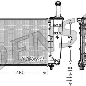 Radiator racire motor FIAT 500 (312_) 1.2 (312AXA1A) benzina 69 cai DENSO DRM09161
