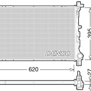 Radiator racire motor FIAT 500L (351_, 352_) 1.6 D Multijet (199LYE1B) diesel 120 cai DENSO DRM09167