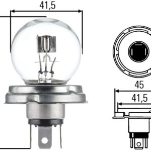 Bec far principal FIAT 500 (111_, 101_, 110_) 0.5 (110F) benzina 18 cai HELLA 8GD 002 088-071