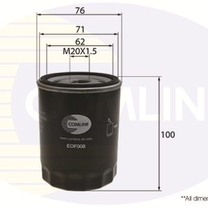 Filtru ulei FIAT TIPO (160_) 1.1 (160.AA) benzina 56 cai COMLINE EOF008