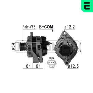 Alternator FIAT FREEMONT (345_) 2.0 JTD 4x4 diesel 163 cai ERA 209002A