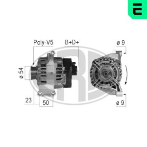 Alternator FIAT 500 C (312_) 1.2 (312CXA1A, 312AXA1A) benzina 69 cai ERA 210744A