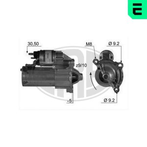 Electromotor FIAT FIORINO Autoutilitara/limuzina spatioasa (225_) 1.4 (225BXA1A, 225BXF1A) benzina 73 cai ERA 220012A