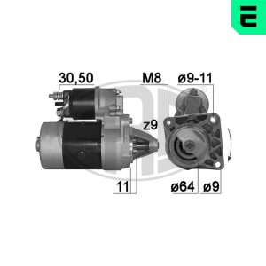 Electromotor FIAT PANDA (169_) 1.1 (169.AXA1A) benzina 54 cai ERA 220182A