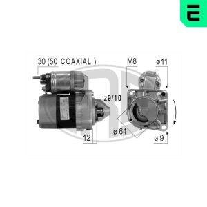 Electromotor FIAT QUBO (225_) 1.4 (225AXA1A, 225CXA1A) benzina 78 cai ERA 220376A