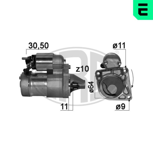 Electromotor FIAT TIPO combi (356_, 357_) 1.4 (356WXF1B) benzina 120 cai ERA 220904