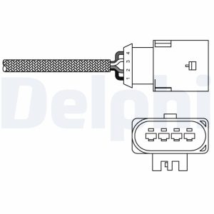 Sonda Lambda FIAT PANDA (169_) 1.4 (169AXE1B) benzina 100 cai DELPHI ES20303-12B1