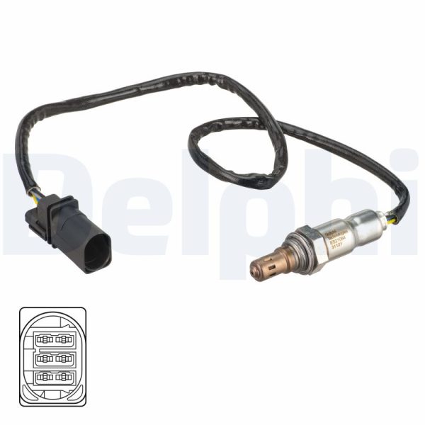 Sonda Lambda FIAT 500 (312_) 1.3 D Multijet (312AXE1A) diesel 95 cai DELPHI ES21084-12B1