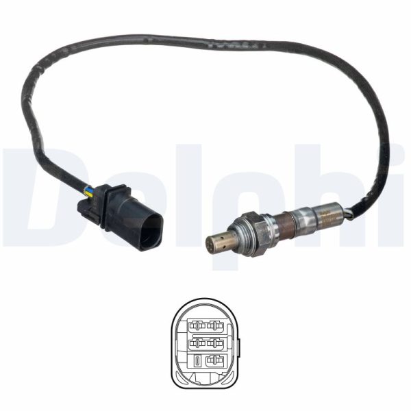 Sonda Lambda FIAT QUBO (225_) 1.3 D Multijet (225CXB1A, 225AXB1A, 225CXB11, 225AXB11,... diesel 75 cai DELPHI ES21145-12B1