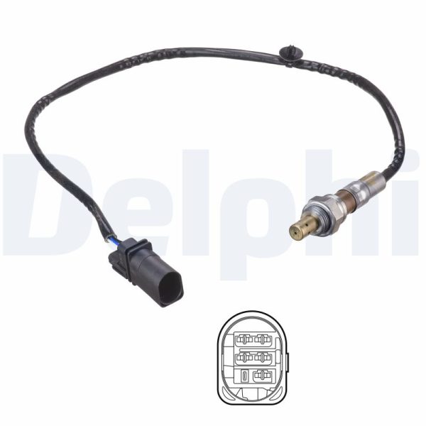 Sonda Lambda FIAT QUBO (225_) 1.3 D Multijet (225AXG1A, 225CXG1A, 225AXG11, 225CXG11) diesel 80 cai DELPHI ES21179-12B1