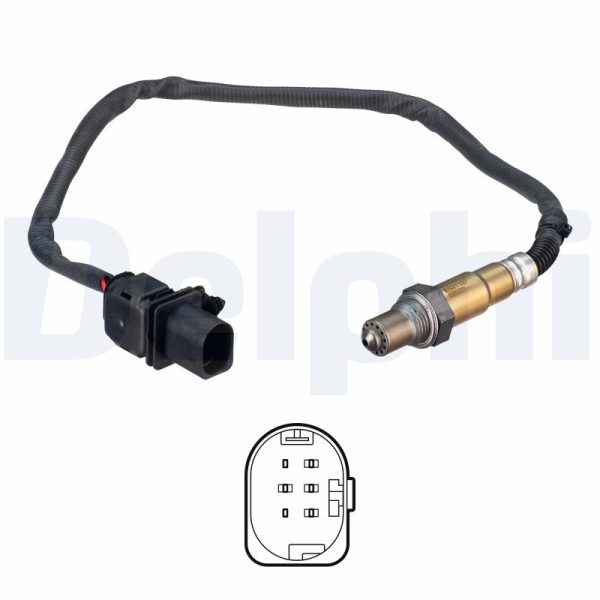 Sonda Lambda FIAT 500X (334_) 2.0 D Multijet 4x4 (334AXB22, 334AXD2B) diesel 136 cai DELPHI ES21197-12B1