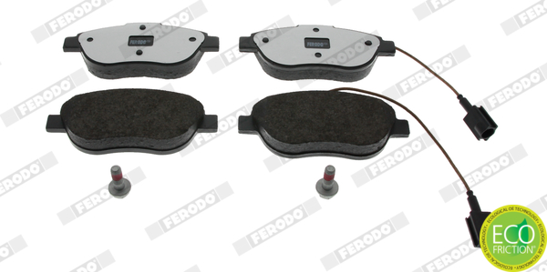 Placute frana FIAT QUBO (225_) 1.3 D Multijet (225AXE1A, 225CXE1A, 225AXH1A, 225AXL1A,... diesel 95 cai FERODO FDB1467