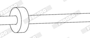Furtun frana FIAT DOBLO Cargo (263_) 1.3 D Multijet (263WXU1A, 263ZXU1A, 263WYB1A, 263ZYB1A) diesel 95 cai FERODO FHY3382