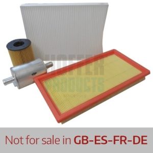 Set filtre FIAT PANDA (312_, 319_) 1.2 LPG (312PXA1A) Benzina/Autogaz (GPL) 69 cai HOFFER FKFIA083