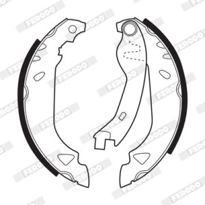 Set saboti frana FIAT TIPO (160_) 1.9 TD (160.AW) diesel 80 cai FERODO FSB263