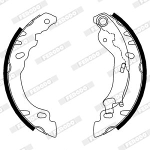 Set saboti frana FIAT PANDA (169_) 1.3 JTD Multijet 4x4 (169AXG1A, 169AXG2A) diesel 75 cai FERODO FSB688