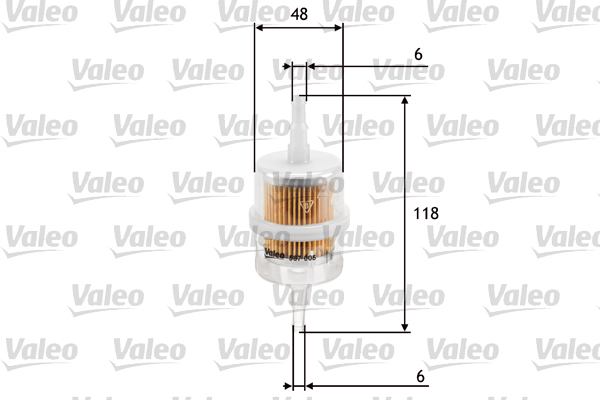 Filtru combustibil FIAT 500 (111_, 101_, 110_) 0.5 (110F) benzina 18 cai VALEO 587005