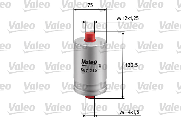 Filtru combustibil FIAT CROMA (154_) 2500 V6 benzina 162 cai VALEO 587215