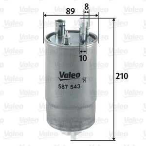 Filtru combustibil FIAT FIORINO microbus (225_) 1.3 JTD Multijet (225BXB1A, 225BXB11) diesel 75 cai VALEO 587543