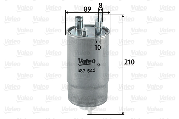 Filtru combustibil FIAT FIORINO microbus (225_) 1.3 JTD Multijet (225BXB1A, 225BXB11) diesel 75 cai VALEO 587543